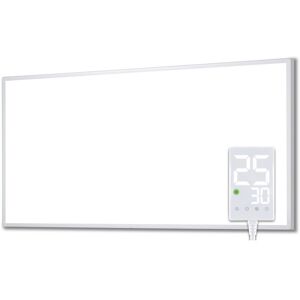 Heidenfeld Home & Living Heidenfeld Infrarotheizung HF-HP100-3, m. Thermostat, weiß, 300-1200 Watt, 10 J. Garantie (1000 Watt)