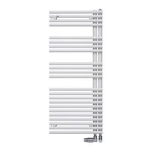 Zehnder Forma Asym Design-Heizkörper ZF600350A300000 LFAL-150-050, 1441 x 496 mm, grey Aluminium, links