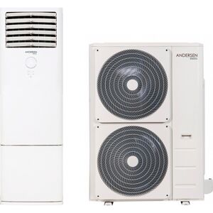 Klimabrands Andersen Electric Apollo 48000 Varmepumpe, Til Gulv, 18,5 Kw  Hvid