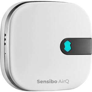 Sensibo Airq Wi-Fi/ir Luftkvalitetssensor Og -Måler Til Varmepumper, Hvid  Hvid