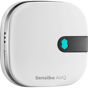 Sensibo Airq Wi-Fi/ir Luftkvalitetssensor Og -Måler Til Varmepumper, Hvid  Hvid