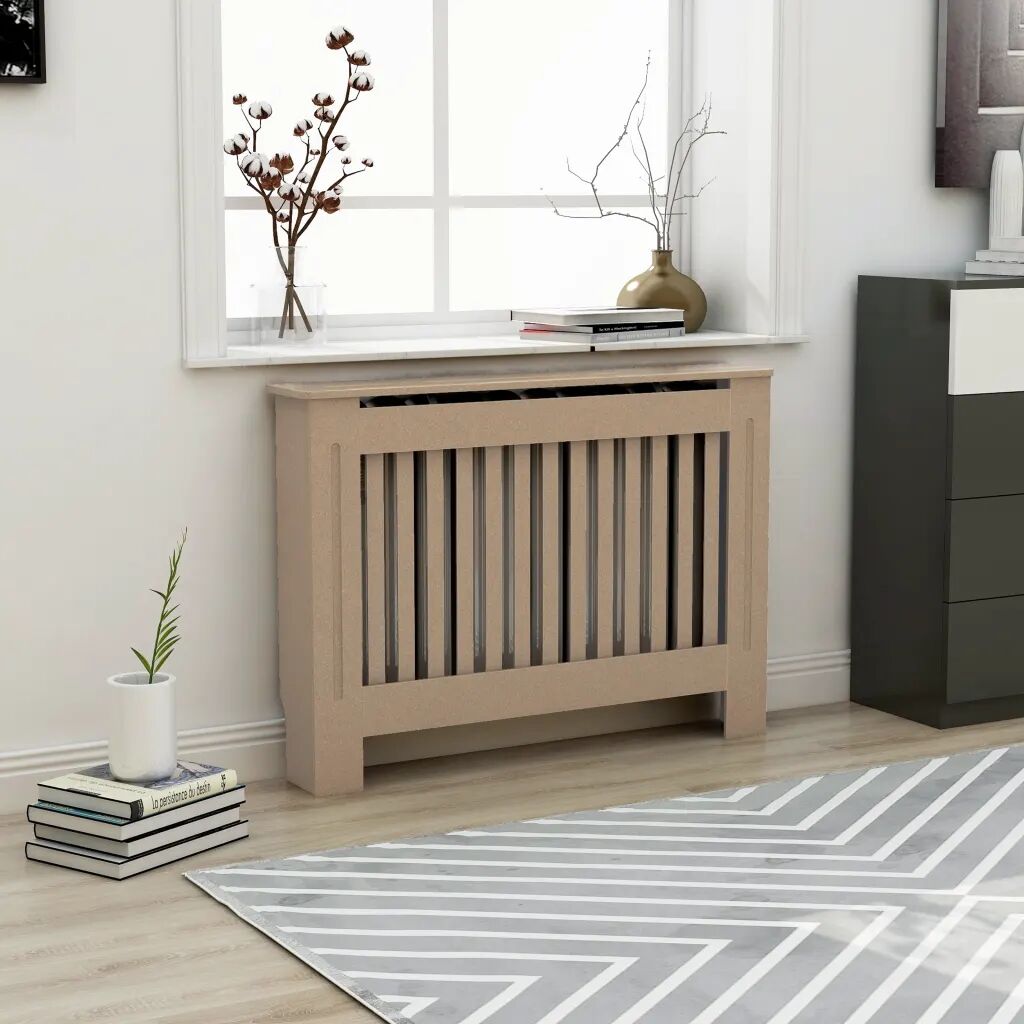 vidaXL radiatorskjuler 112x19x81 cm MDF