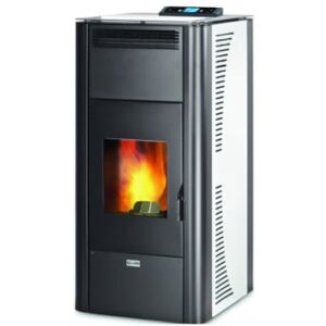 Estufa de pellet sin corriente eléctrica NEUS Nature 8 kw negra