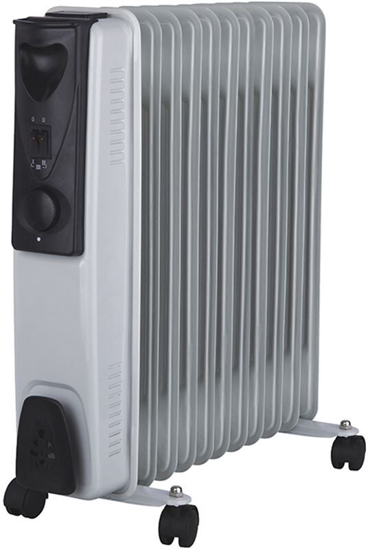 Svan scra2500 radiador de aceite 2500w blanco y negro