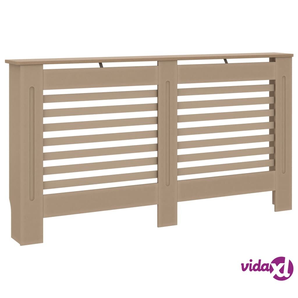 vidaXL Lämpöpatterin suoja 152x19x81 cm MDF