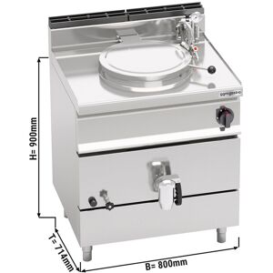 GGM Gastro - Chaudiere a gaz - 55 litres - 15,5 kW - Chauffage indirect Argent