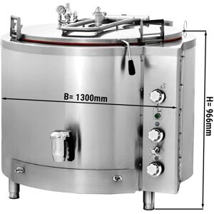 GGM Gastro - Chaudiere a gaz - 500 litres - 56 kW - Chauffage indirect Argent