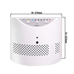 GGM Gastro - Purificateur d'air - 3 niveaux de puissance - avec minuterie et telecommande - env. 28 m². Blanc