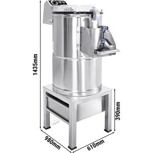 GGM GASTRO - Éplucheur de pommes de terre électrique - 600 kg/h - 1,5 kW - 400 Volt