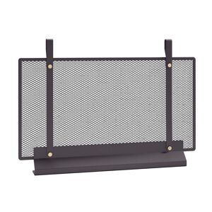 Eldvarm - Grille pare-étincelles Emma, Classique 70 cm, gris foncé