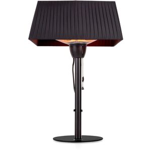 Loras Style chauffage de table élément chauffant carbone ir 1500W - Noir - Blum