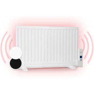 ONECONCEPT Wallander Radiateur à bain d'huile ultra plat 800W thermostat - blanc - Blanc - Publicité