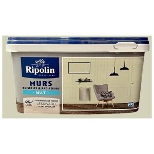 Ripolin - Peinture Murs, Boiseries & Radiateurs Vert laurier Mat 0,5 l - Vert laurier - Publicité