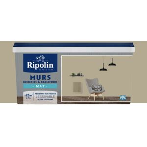Ripolin - Peinture Murs, Boiseries, Radiateurs Mat Beige Cachemire 2,5 l - Beige cachemire - Publicité