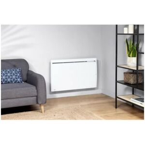 Airelec - Radiateur alizé A693685 a Inertie Fonte - Horizontal 1500W - Coloris Blanc - Fabrication Française - Programmable - Publicité