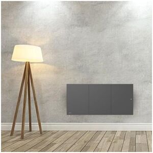 Airelec - Radiateur electrique Fonte ozeo Smart ECOcontrol 1500W Bas Anthracite - A693535 - gris Anthracite - Publicité