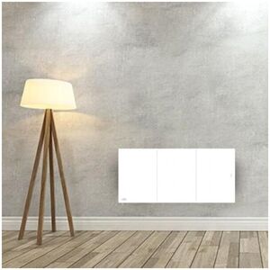 Airelec - Radiateur electrique Fonte ozeo Smart ECOcontrol 1500W Bas Blanc - A693505 - blanc - Publicité