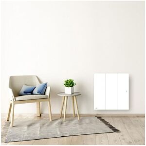 Airelec - Radiateur electrique Fonte ozeo Smart ECOcontrol 750W Horizontal Blanc - A693482 - blanc - Publicité