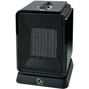 - dx cubik - Chauffage céramique électrique oscillant - 1800W - Double isolation - Coloris aléatoire - Noir ou Rouge