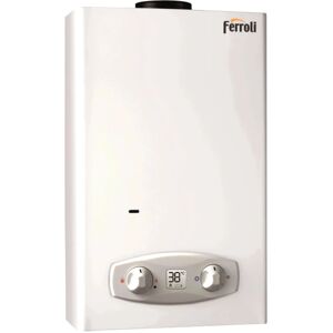 Ferroli Zefiro eco 14 chauffe-eau gaz instantané chambre ouverte 14 l/min. gpl