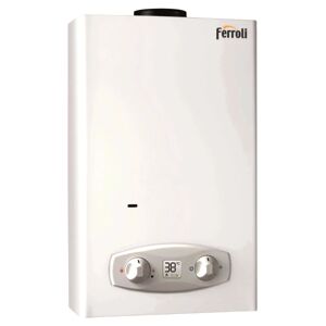 Ferroli Zefiro eco 11 chauffe-eau gaz instantané chambre ouverte 11 l/min. méthane