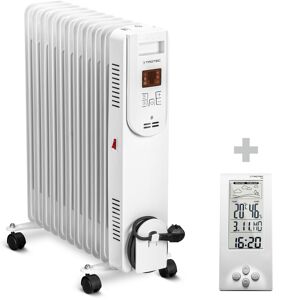 Trotec Radiateur bain d'huile TRH 26 E + Station meteo BZ06