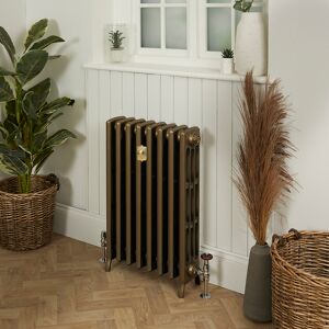 Radiateur fonte - 76 cm - Laiton naturel - Choix de tailles - Isabel