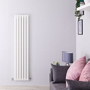 Hudson Reed Radiateur design vertical – Blanc – 160 cm x 35,4 cm – Double rangs – Sloane - Publicité