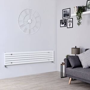 Radiateur Design Horizontal Blanc Sloane 35,4cm x 178cm x 5,4cm 821 Watts