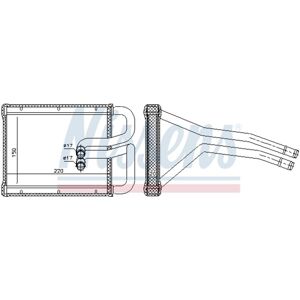 Nissens Échangeur de chaleur, chauffage intérieur NISSENS 77642