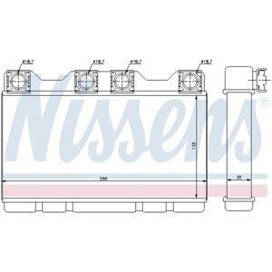 Nissens Échangeur de chaleur, chauffage intérieur NISSENS 70515