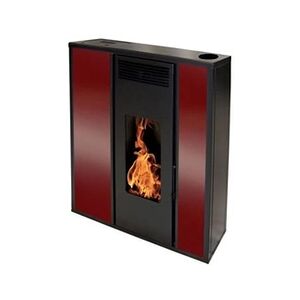 Interstoves Poêle à granule TESSA 10kW étanche concentrique bordeaux - - T10KWCBDX - Publicité