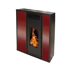 Interstoves Poêle à granule TESSA 10 KW étanche bordeaux - - T10KWBDX - Publicité