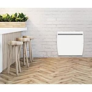 ALIZE A693685 Radiateur a Inertie Fonte - Horizontal 1500W - Coloris Blanc - Fabrication Francaise - Programmable