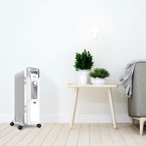 Cecotec Radiateur A Bain D¿Huile 1500w Blanc Gris - Publicité