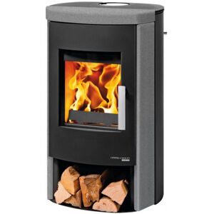 Haas+sohn - Poêle à bois 6kw perle noir 0429617060000