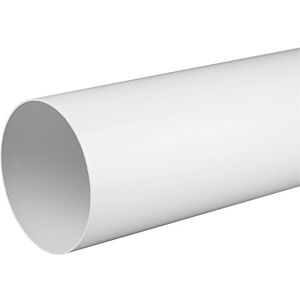 AWENTA Grille de ventilation ronde Ø 100 à 150 mm, plastique blanc, grille  de soufflage ou d'extraction - réglable Ø10 à 15 cm, dimensions extérieures