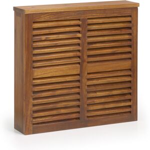 MOYCOR Cache radiateur en bois de mindi marron L80 Marron 80x75x17cm