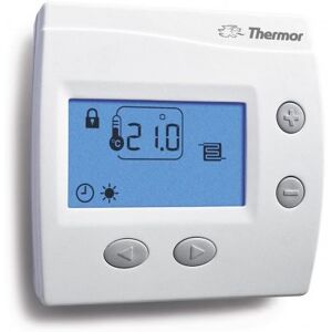 Thermor Thermostat d'ambiance digital KS pour plancher chauffant électrique - Blanc Blanc - Publicité