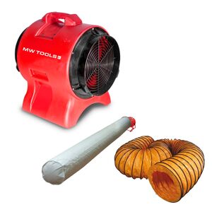 Mw Tools Ventilateur MV300PP avec tuyau et sac filtrant MW Tools