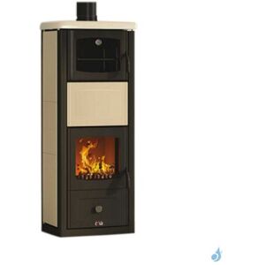 Poele a bois avec four de cuisson Anselmo Cola Arianna Puissance 10.2kW