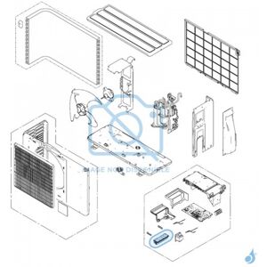 FUJITSU Radiateur pour groupe extérieur Atlantic Fujitsu AOYG14KMCC Réf. 892516