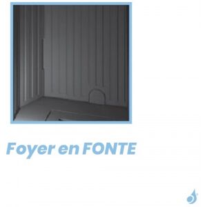 Foyer en fonte pour poele a bois Edilkamin Ref. 1077150