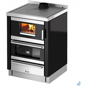 Cuisiniere a bois CADEL Kook 60 4.0 Puissance 6.2kW Sortie Fumee Posterieure ou Superieure