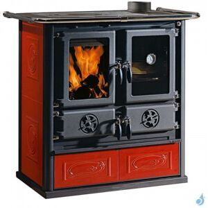 La Nordica Extraflame Cuisiniere a bois La Nordica Rosetta BII Puissance 7.2kW Sortie Fumee Superieure Droite