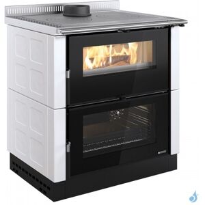 La Nordica Extraflame Cuisiniere a bois encastrable La Nordica Verona XXL Maiolica Puissance 7.0kW Sortie Fumee Superieure ou Posterieure