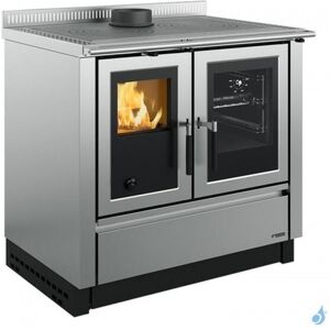 La Nordica Extraflame Cuisiniere a bois encastrable La Nordica Venezia Puissance 8.3kW Sortie Fumee Superieure ou Posterieure