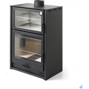 Poele a bois avec four de cuisson Hergom Arce Puissance 12kW