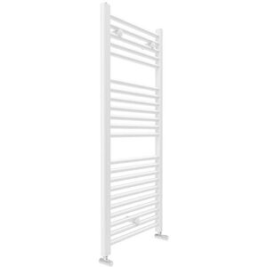 Radiateur sèche-serviette Lazzarini Sanremo droit 1110x450x400mm blanc 386474