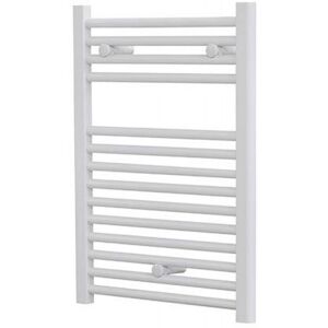 Radiateur sèche-serviette Lazzarini Sanremo droit 690x600x550mm blanc 386473